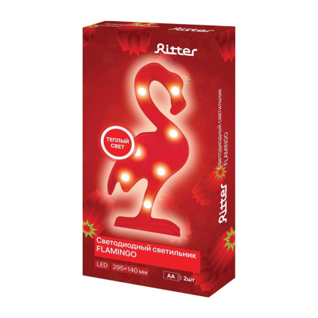 Акриловые фигуры — Светодиодная фигура Ritter Flamingo 29270 8 купить в 