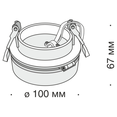 Встраиваемые точечные светильники — Встраиваемый светильник Maytoni Technical DL2003-L12W4K купить в 