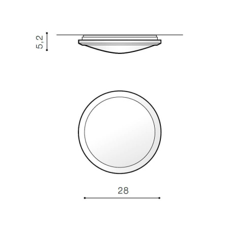 Накладные светильники — Накладной светильник Azzardo Junona 28 AZ2747 купить в 