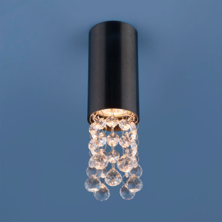 Накладные точечные светильники — Накладной светильник Elektrostandard 1084 GU10 BK черный купить в 