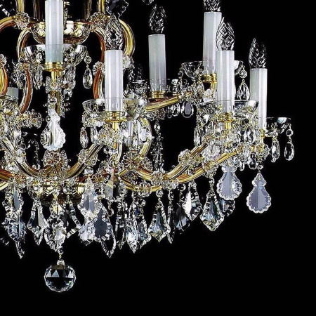 Люстры подвесные — Подвесная люстра Artglass Maria Terezia 14 Vachtle CE купить в 