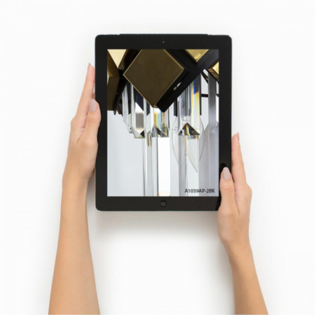 Настенные бра — Бра ARTE Lamp A1039AP-2BK купить в  Настенные бра — Бра ARTE Lamp A1039AP-2BK купить в