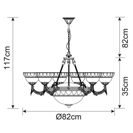 Люстры подвесные — Подвесная люстра ARTE Lamp A3777LM-6-2AB купить в  Люстры подвесные — Подвесная люстра ARTE Lamp A3777LM-6-2AB купить в