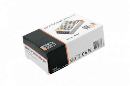 Блоки питания для светодиодных лент — Блок питания для светодиодной ленты SWG S-75-24 купить в 