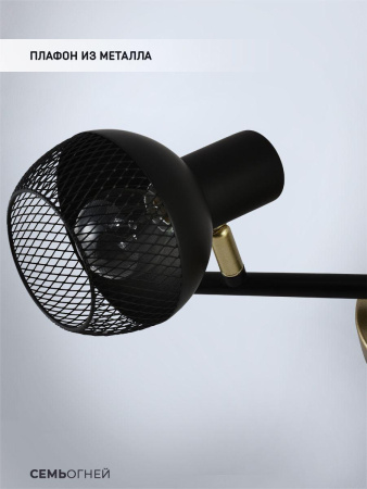 Споты — Спот Seven Fires Dzhuvela SF4706/2W-GD-BK купить в 