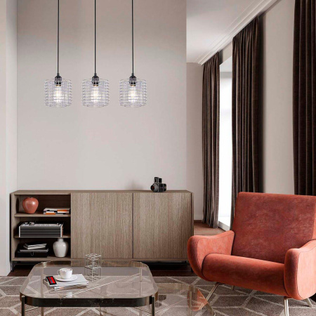 Подвесные светильники — Подвесной светильник Escada Grid 10190/3S Chrome купить в  Подвесные светильники — Подвесной светильник Escada Grid 10190/3S Chrome купить в