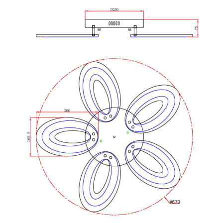 Люстры накладные — Накладная люстра Escada 10211/5LED купить в  Люстры накладные — Накладная люстра Escada 10211/5LED купить в