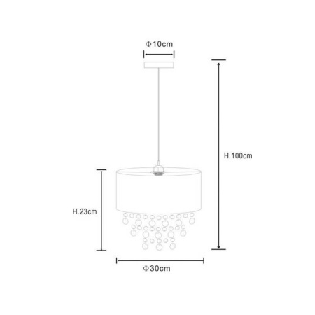 Подвесные светильники — Подвесной светильник Zumaline Guarda A044A-S купить в 