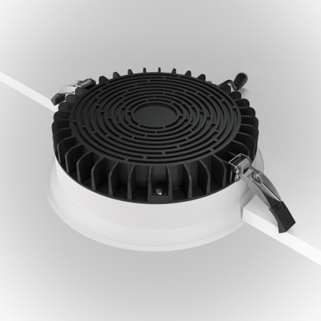 Влагозащищенные точечные светильники — Влагозащищенный светильник Maytoni Technical DL055-24W4K-W купить в 