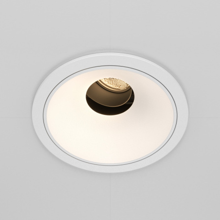 Встраиваемые точечные светильники — Встраиваемый светильник Maytoni Technical DL057-10W3K-W купить в 