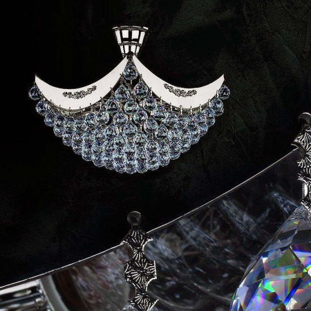 Потолочные светильники — Потолочный светильник Artglass Fiona II. Nickel CE купить в 