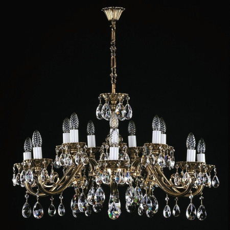 Люстры подвесные — Подвесная люстра Artglass VIktorie Brass Antique CE купить в 