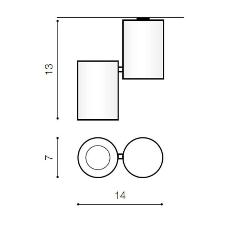 Накладные светильники — Накладной светильник Azzardo Lalo AZ0789 купить в 