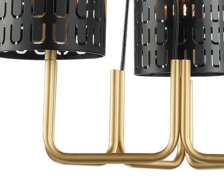 Люстры подвесные — Подвесная люстра Lumien Hall Ноэль 4005/3P-GD-BK купить в 