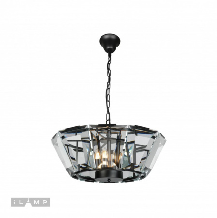 Люстры подвесные — Подвесная люстра iLamp 6107-600 BK купить в 