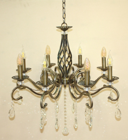 Люстры подвесные — 2519/8 бронза купить в 