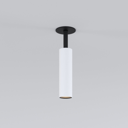 Встраиваемые точечные светильники — Встраиваемый светильник Elektrostandard Diffe белый/черный 8W 4200K (25040/LED) купить в  Встраиваемые точечные светильники — Встраиваемый светильник Elektrostandard Diffe белый/черный 8W 4200K (25040/LED) купить в