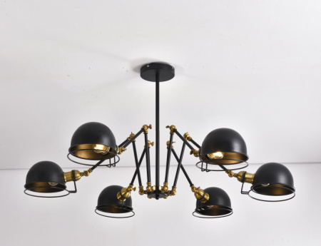 Люстры на штанге — Люстра на штанге Lumina Deco LDP D015-6 BK купить в  Люстры на штанге — Люстра на штанге Lumina Deco LDP D015-6 BK купить в