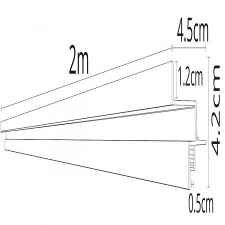 Профили для светодиодных лент — Профиль ARTE Lamp A610206 купить в 