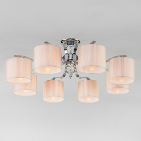 Люстры на штанге — Люстра на штанге Eurosvet 60111/8 хром купить в 