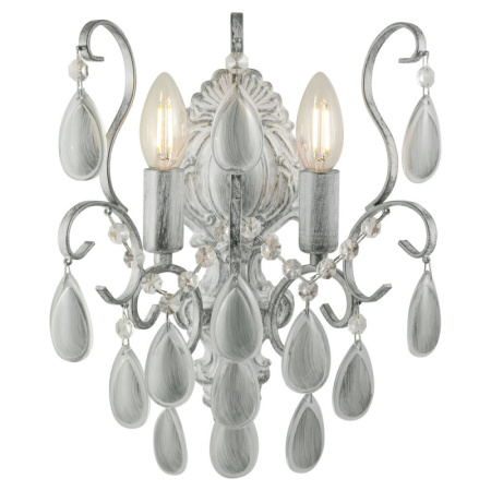 Настенные бра — Бра AM Group MONICA AP2 SILVER купить в 