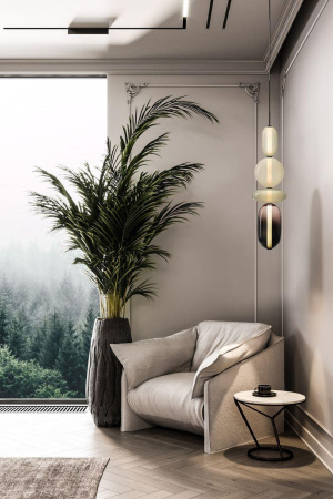 Подвесные светильники — Подвесной светодиодный светильник Milosh Tendence 0758PLC-1BK купить в  Подвесные светильники — Подвесной светодиодный светильник Milosh Tendence 0758PLC-1BK купить в