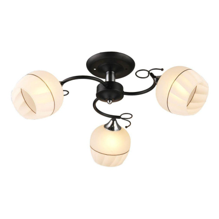 Люстры на штанге — Потолочная люстра IMEX MD.3314-3-S BK+CH купить в 