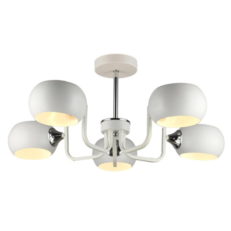 Люстры на штанге — Потолочная люстра IMEX MD.4914-5-S WH+CH купить в  Люстры на штанге — Потолочная люстра IMEX MD.4914-5-S WH+CH купить в