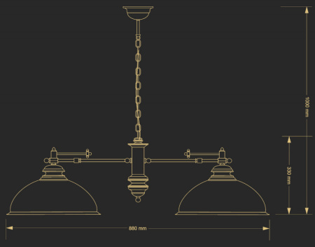 Люстры подвесные — Подвесная люстра Kutek LID-ZW-2(P)GR купить в 