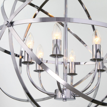 Люстры подвесные — Подвесная люстра Eurosvet 60139/6 хром купить в 