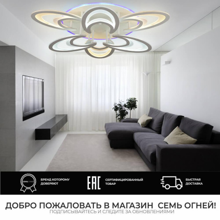 Потолочные люстры — Потолочная люстра Seven Fires Ovaro 75333.01.09.06 купить в 