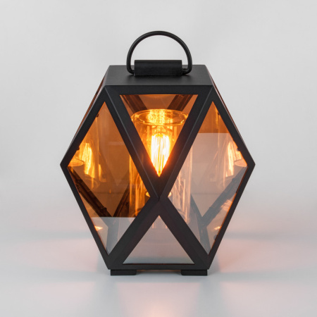 Низкие уличные фонари — Садово-парковый светильник Elektrostandard Ambra S (35133/S) чёрный купить в 