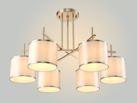 Люстры на штанге — Люстра на штанге Crystal Lux SERGIO PL6 GOLD купить в 