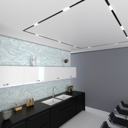 Трековые светильники — Светильник на шине Elektrostandard Slim Magnetic WL01 Трековый светильник 6W 4200K (черный) 850 купить в 