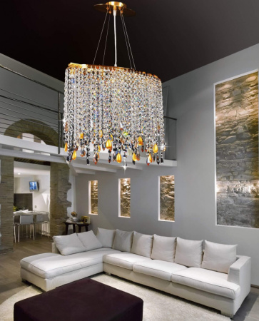 Люстры каскадные — Каскадная люстра Lumina Deco LDP 7051-4A GD купить в 