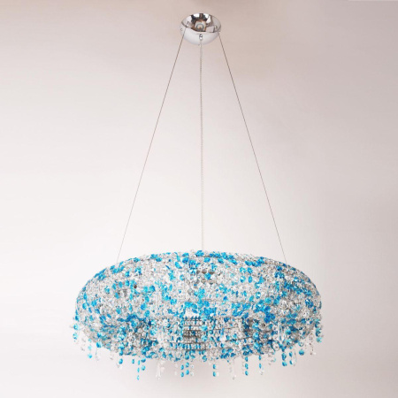 Люстры подвесные — Подвесная люстра Abrasax L.8301/8 Blue купить в  Люстры подвесные — Подвесная люстра Abrasax L.8301/8 Blue купить в