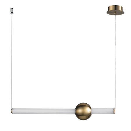 Подвесные светильники — Подвесной светодиодный светильник Lumien Hall Greniya LH8023/1PD-GD-WT купить в 