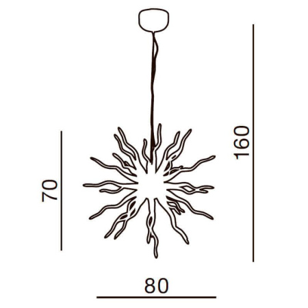 Люстры подвесные — Подвесная люстра Azzardo Octopus pendant AZ0039 купить в 