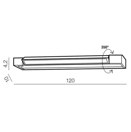 Настенные бра — Настенный светильник Azzardo Dali 120 AZ2898 купить в 