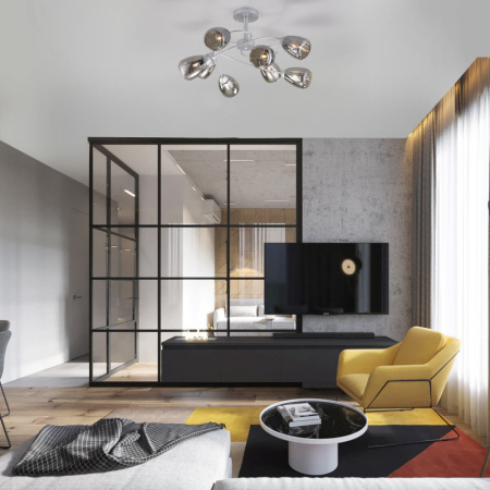 Люстры на штанге — Люстра на штанге Eurosvet 30168/8 матовое серебро купить в 