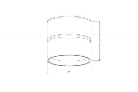 Накладные точечные светильники — Накладной светильник Donolux DL18960R12W1W купить в 