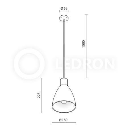 Подвесные светильники — Подвесной светильник LeDron 2507C купить в 