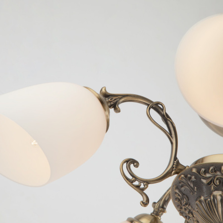 Люстры на штанге — Люстра на штанге Eurosvet 22010/5 античная бронза купить в 