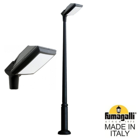 Высокие уличные фонари — Садово-парковый светильник Fumagalli 4P2.362.G10.AYF1R купить в 