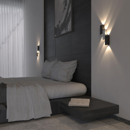 Настенные бра — Бра Elektrostandard Petite LED черный (40110/LED) купить в  Настенные бра — Бра Elektrostandard Petite LED черный (40110/LED) купить в