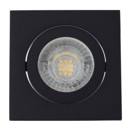 Встраиваемые точечные светильники — Встраиваемый светильник Denkirs DK2016-BK купить в 
