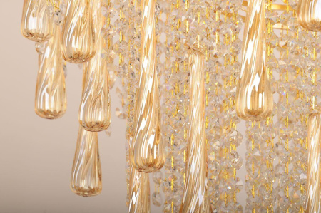 Люстры подвесные — Подвесная люстра Abrasax Greta L.7101-6AMBER купить в 