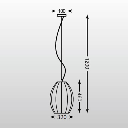 Подвесные светильники — Подвесной светильник Zumaline Rame OYD-10327A-SP1 купить в 