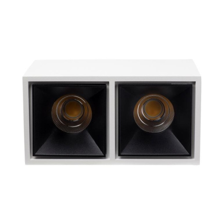 Накладные точечные светильники — Накладной светильник LeDron KUBING 2 White/Black купить в 