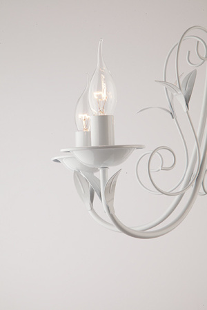 Люстры подвесные — Подвесная люстра Eurosvet 60050/5 глянцевый белый купить в 